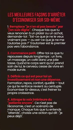 ✨ Arrête de sacrifier ton bien-être #citations #motivation #citationsprofondes