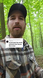 Replying to @bloodwolfgamin Log Lifting techniques wood 🪵 #fblifestyle | Woods Bound