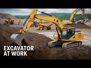 Watch This Giant Digger Move Mountains of Dirt!