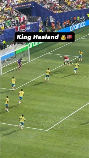 A towering, powerful header from Haaland against Brazil gave Norway a massive moment in their WC