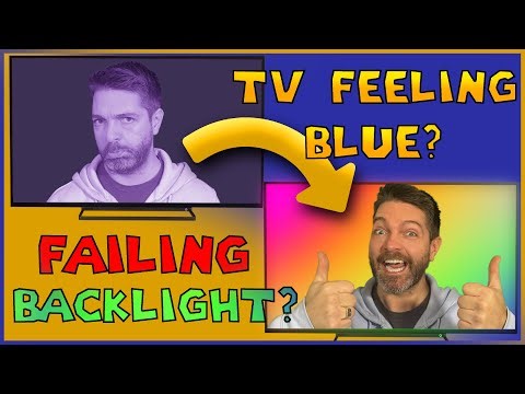 TV Screen Turned Purple/Blue? 🔧 Backlight Replacement Fix (DIY Repair)