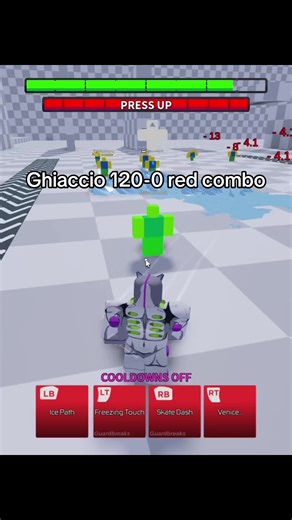 Easy combo to learn #aba #animebattlearena #roblox #animefyp #combo | ghiaccio aba