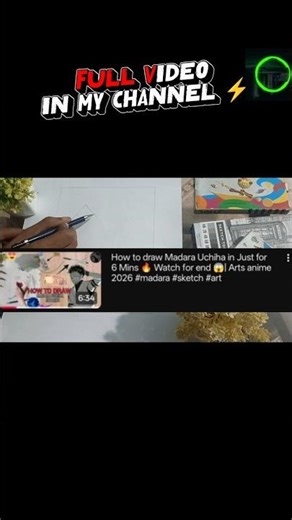 How to Draw Madara Uchiha (Step By Step)