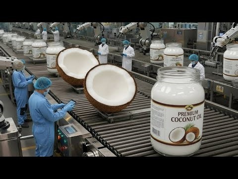 Inside a Virgin Coconut Oil Processing: From Fresh Coconuts to Pure Edible Oil (Complete Process)