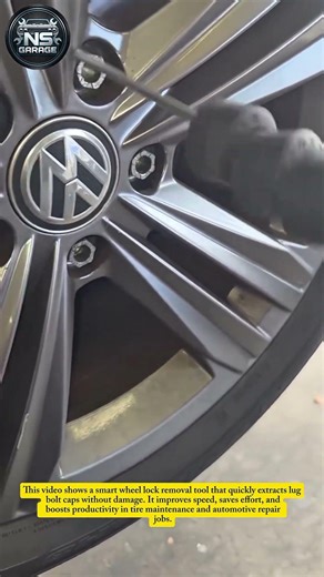 Smart Wheel Lock Removal Tool | Fast & Easy Lug Cap Extraction Hack #mechaniclife #shorts
