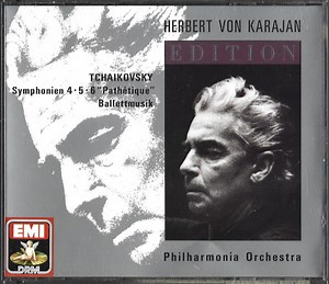 Herbert Von Karajan, Tchaikovsky, Philharmonia Orchestra - Symphonien 4 • 5 • 6 "Pathétique" / Balletmusik
