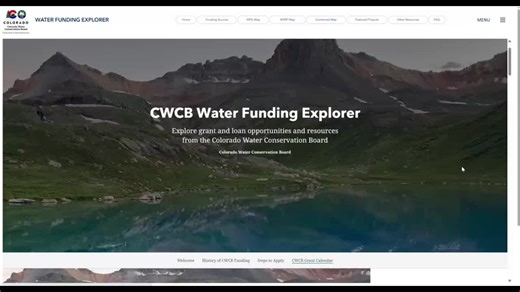 NEW! Check out CWCB’s new Water Funding Explorer! This online, interactive platform provides:>>An overview and history of CWCB’s many funding programsPractical and easy-to-use grant information… | Colorado Water Conservation Board