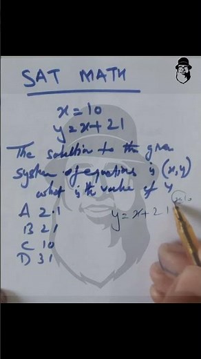 SAT Math - Algebra Question