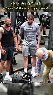 Cleaner Anatoly Pretends to Be an Old Man in the Gym funny #trolllife #prank