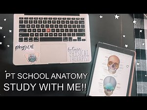 PT SCHOOL STUDY WITH ME | best anatomy study techniques + giveaway!