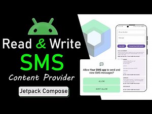 Read & Write SMS Using Content Provider with Jetpack Compose | Kotlin
