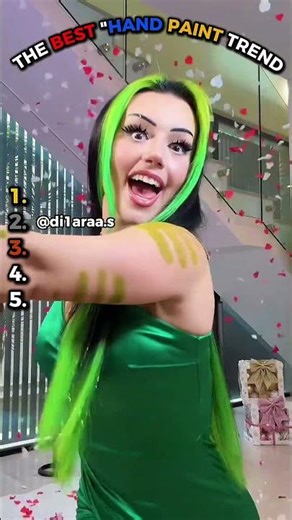 Ranking The BEST "Handpaint" Dance Videos🔥💃| #trending #music #explore