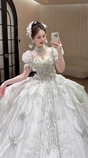 Princess Bridal Look ✨ | Stunning Luxury Wedding Dress Try-On