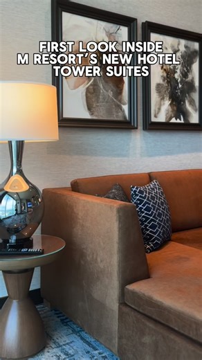 M Resort Spa Casino on Instagram: "Introducing the Modern Suite in our new East Hotel Tower opening on December 1st. ✨Step inside an elevated space complete with a king-sized bed, spacious living area, and two bathrooms. From bright marble-finishings, blue and silver accents, to breathtaking floor-to-ceiling views of the Las Vegas Strip, the Modern Suite perfectly represents the new standard and new era of M Resort. Visit our website to book your stay in the Modern Suite now. Make sure to select