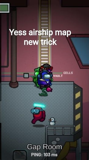 #Amoung us gameplay airship map new trick
