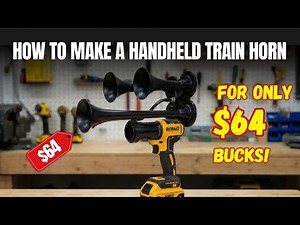 How to Build a Remote Control Train Horn for $64 from your DeWalt drill