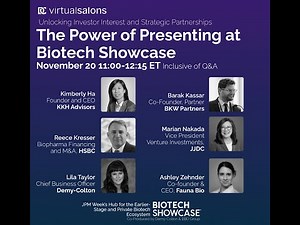 The Power of Presenting at Biotech Showcase: Unlocking Investor Interest and Strategic Partnerships