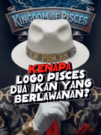 Kenapa logo pisces adalah dua ikan yang bertentangan? 🤔🤭 #astrology #zodiak #february #maret #pisces♓️