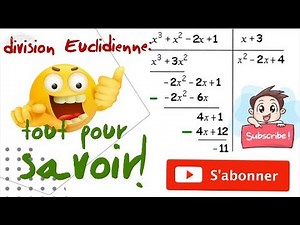 Euclide : la ou les divisions euclidiennes et son quotient