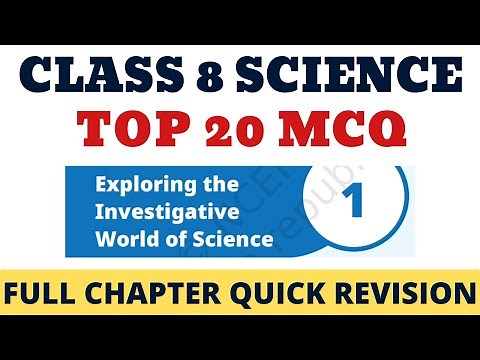 Class 8 MCQ Exploring the Investigative World of Science // NCERT Class 8 Science MCQ