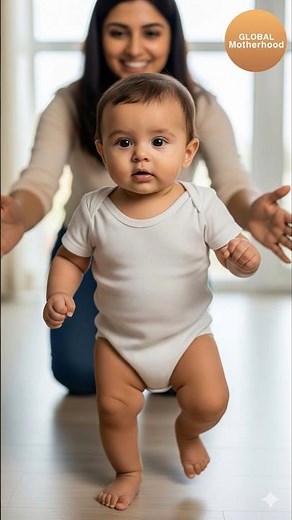 Finally Standing Up: An Indian Baby's First Brave Steps