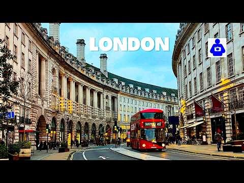 January 2026 London Walk 🇬🇧 West End | Regent Street, Piccadilly Circus & Oxford Street [4K HDR]