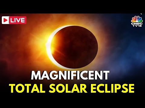 Solar Eclipse 2024 LIVE: Total Solar Eclipse View From US, Canada, Mexico | Solar Eclipse | IN18L