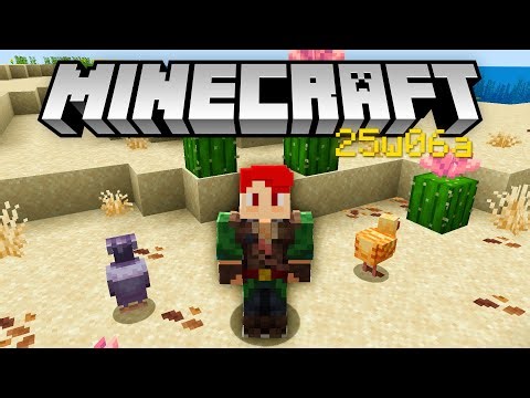 NEW Minecraft Java / Bedrock 1.22 UPDATE [25w06a]!