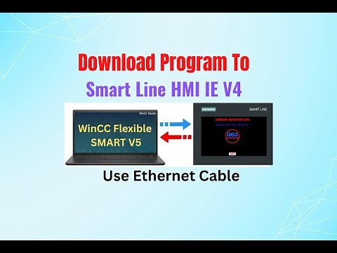 Download Program To Smart Line HMI IE V4 on Wincc flexible smart v5 english