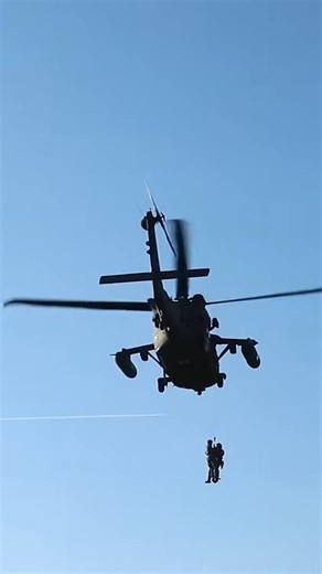 Follow soldiers as a Black Hawk hoists them into the sky during medevac training-001 | Jean Bates | Facebook