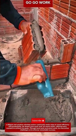 Controlled Cement Placement Technique for Strong Brick Bonding and Stable Wall Formation