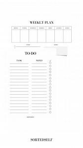 Daily Planner With Meal Plan and Water Tracker - Etsy