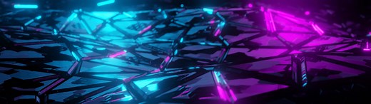 Poly Wave 3840x1080 Dual Monitor Live Wallpaper