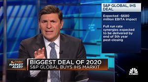 S&P Global to buy IHS Markit in biggest deal of 2020