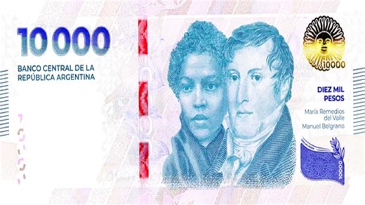 Así es el nuevo billete de $10.000: todos los detalles