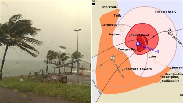 Cyclone Kirrily approaches northern Queensland