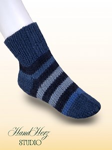 Knitted Baby Socks, 6-9 Months, 11 Cm. Knitting Gifts, Sock Yarn. - Etsy