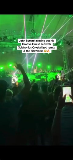 John Summit closing out an unreal set on Groove Cruise 🔥 via pluratochip #edmtiktok #edm #johnsummit #groovecruise #dubstep