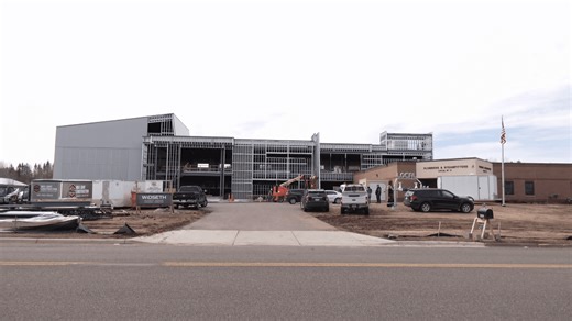 Expanded training center for UA Local 11 Plumbers and Pipefitters is coming along