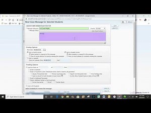 How to Send a Message through Skyward