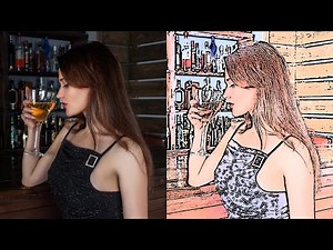 GIMP～画像を漫画風にする【漫画】と【Cartoon (legacy)】～