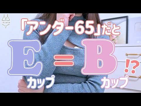 【姉妹サイズ】アンダーが65だとEカップでもBカップと同じ!?そんなわけねぇだろ！！