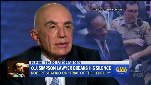 Robert Shapiro Reveals New Details of the O.J. Simpson Trial