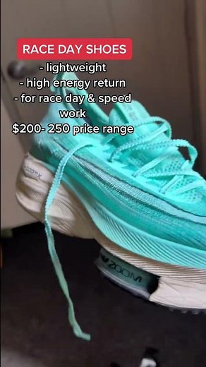 The different types of running shoes