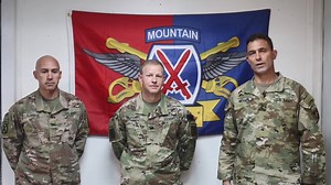 Whether in #Afghanistan or back home in #FortDrum, we hope everyone enjoys a safe and relaxing #IndependenceDay! Please watch this message from MG Brian Mennes, our division commander, as he visits 1st Brigade Combat Team, 10th Mountain Division and 10th Combat Aviation Brigade, 10th Mountain Division in Afghanistan. Climb to glory! U.S. Army Forces Command (FORSCOM) U.S. Army XVIII Airborne Corps | 10th Mountain Division