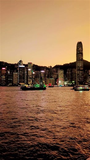 Sunset view over the harbor