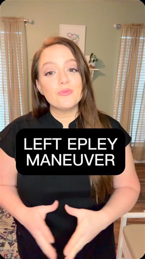 BPPV Series Part 9: How to perform a LEFT Epley Maneuver. #BPPV #Vertigo #benignparoxysmalpositionalvertigo #earcrystals #dizziness #epley #epleymaneuver #vestibular #physicaltherapy #vestibularrehab | The Dizzy PT