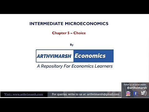 Optimal choice| Estimating Utility Functions| Taxation| Intermediate Microeconomics Chapter 5 Choice