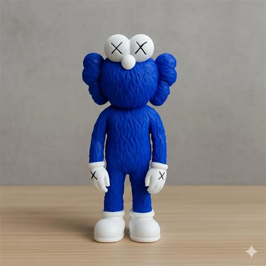 3D Printed Kaws-style Decorative Figurine – 6.4cm X 4.1cm X 15cm | Collector's Edition - Etsy