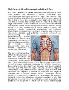 Flail Chest in Health Care Worksheet for Sub-Plan or Classwork & Homework